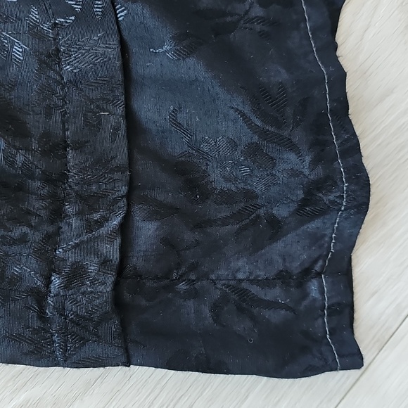 April Cornell Rayon Dark Prairie Folk Floral Boho Maxi Dress, Small - Picture 5 of 15